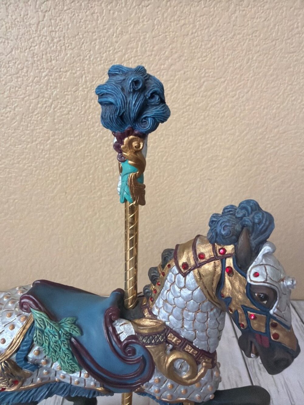 Set of 3 Willitts Carousel Classics Ann Dezendorf Ltd Ed Horse Zebra Eagle Back - Picture 16 of 16